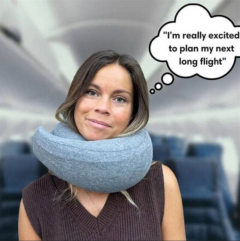 Reise-Nackenkissen Memory Foam U-förmig