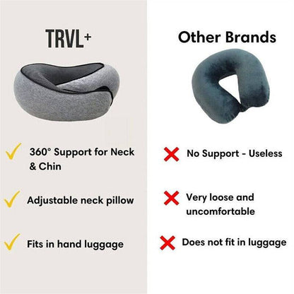 Reise-Nackenkissen Memory Foam U-förmig