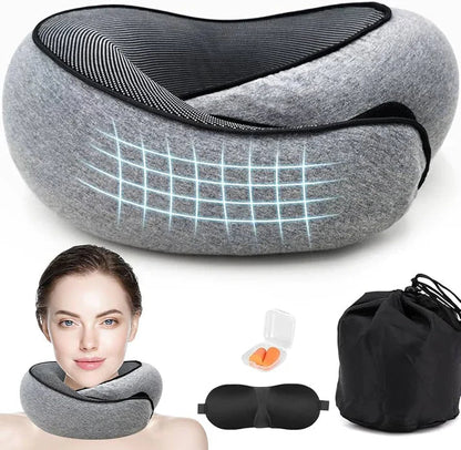 Reise-Nackenkissen Memory Foam U-förmig