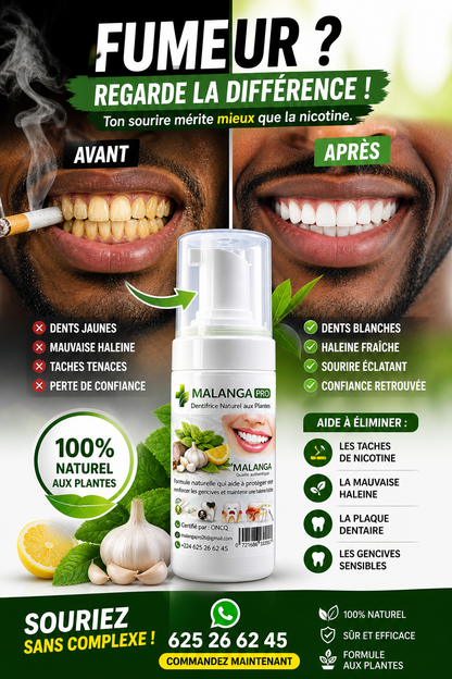 Pâte dentifrice malanga Pro