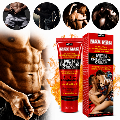 MAX MAN – Crème de Soin Intime pour Homme | Formule Avancée