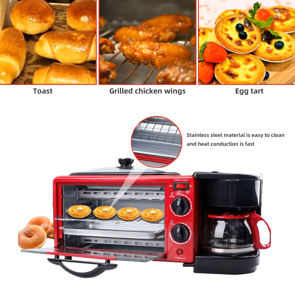 🛒 3-in-1 Frühstück – Multifunktionsgerät KW-206