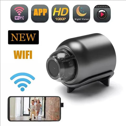 Mini Caméra WiFi 4K Ultra Discrète – Surveillance à Distance 24h/24