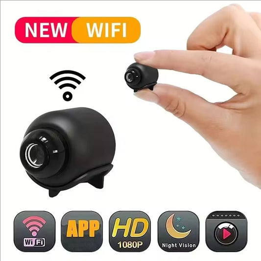 Mini Caméra WiFi 4K Ultra Discrète – Surveillance à Distance 24h/24