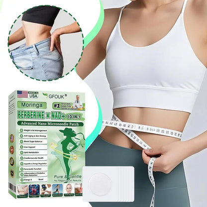 Healrize® Moringa · Berbérine × NAD+ Patch Microneedle Avancé 10-en-1 — Une Fois Par Jour, Résultats Visibles en 7 Jours